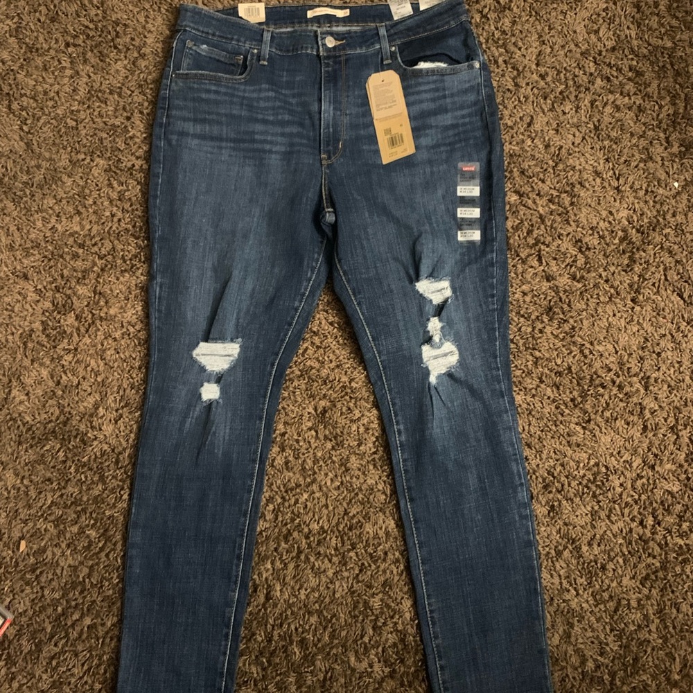 Levi's Women's 721 High Rise Skinny Jeans, Lapis Longing (Waterless), 34w 30L